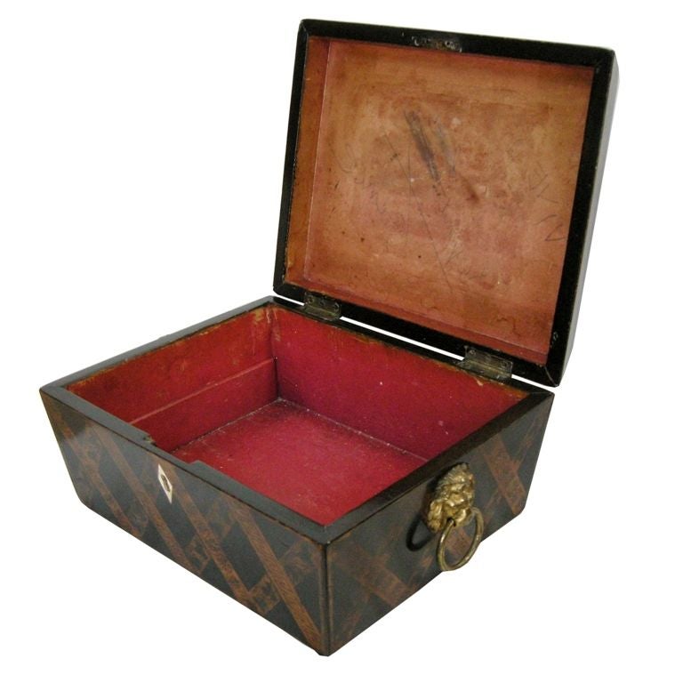 Pen Work Decorated Jewelry Casket (GMD#2700)