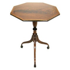 Georgian Style Mahogany Low Octagonal Table (GMD#2705)