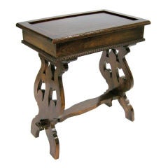 Antique Oak Sewing Table (GMD#2710)