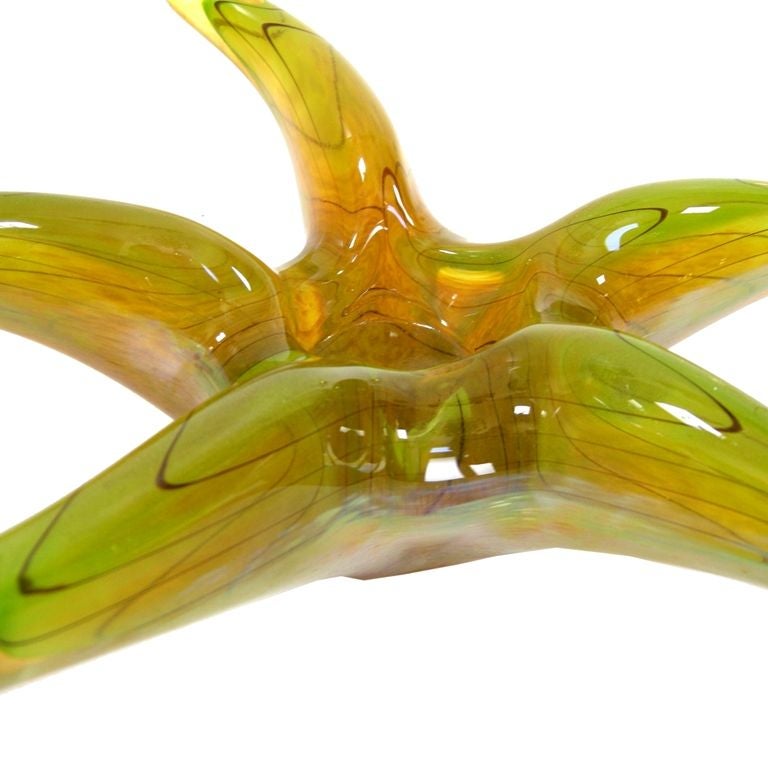 Glass Star Fish Form Dish (GMD#2716) In Good Condition In Los Angeles, CA