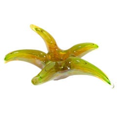 Glass Star Fish Form Dish (GMD#2716)