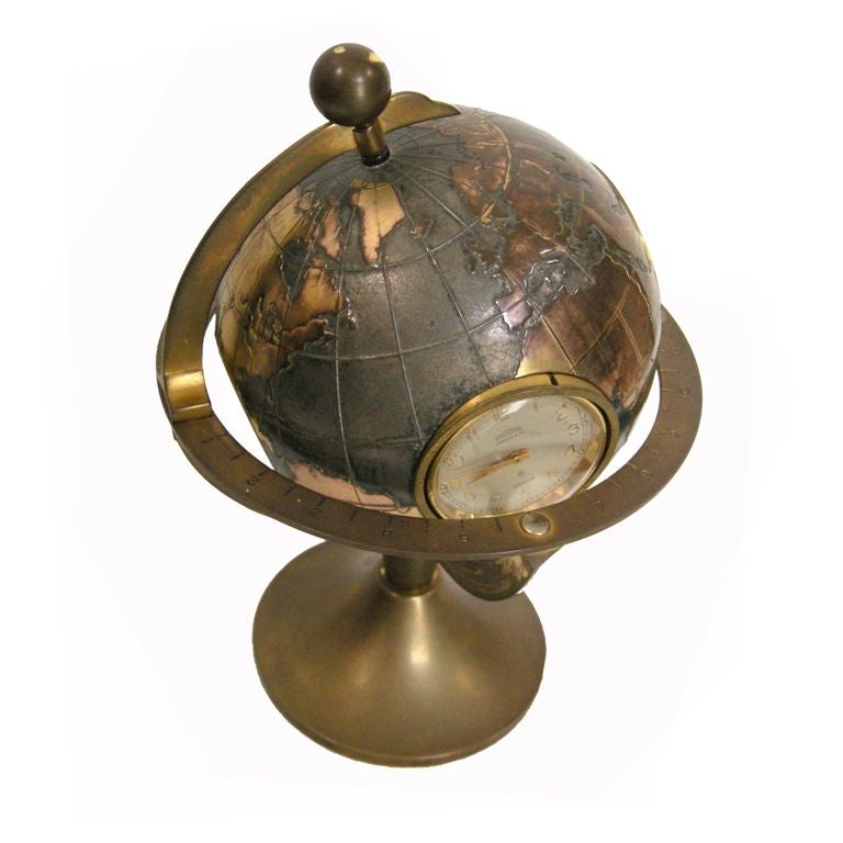 Unique Globe w/Clock, Barometer, Thermometer&Hygro(GMD#2728) 1