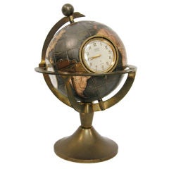 Unique Globe w/Clock, Barometer, Thermometer&Hygro(GMD#2728)