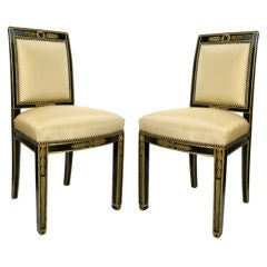 Pair Empire Side Chairs (GMD#2730)