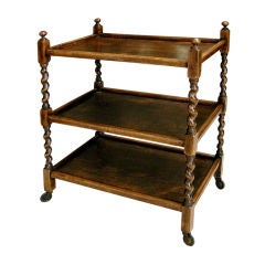 Antique Jacobean Style 3-Tier Serving Trolley (GMD#2731)