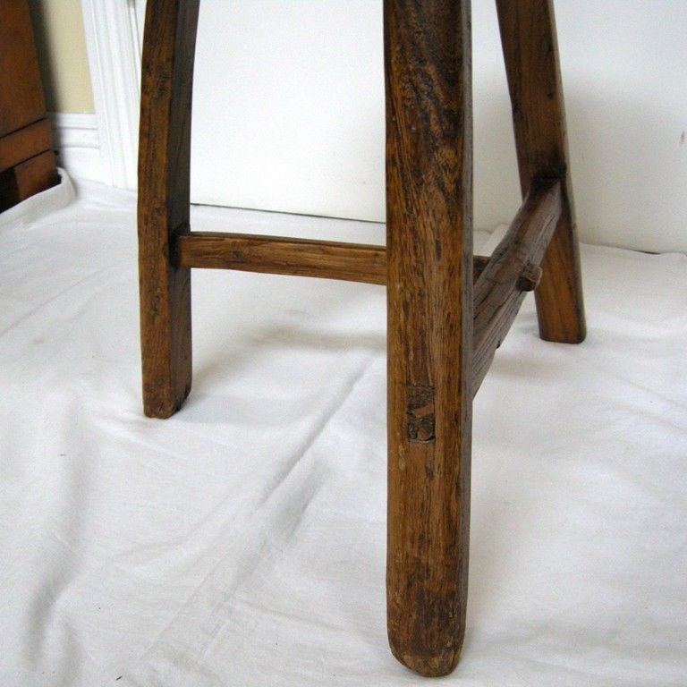 Elmwood Milking Stool (GMD#2742) In Good Condition In Los Angeles, CA