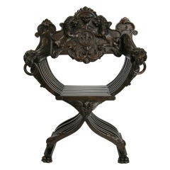 Savonarola Style Arm Chair (GMD#2776)