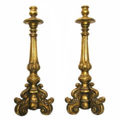 Pair Baroque Style Candlesticks (GMD#2781)