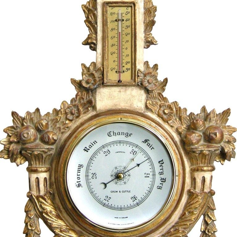Decorative Thermometer/Barometer (GMD#2819)
