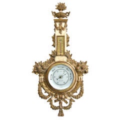 Decorative Thermometer/Barometer (GMD#2819)