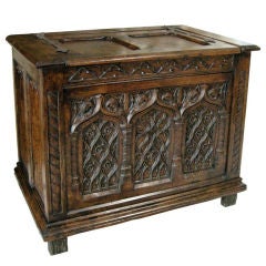 19th Century Gothic Style Blanket Chest (GMD#2824)