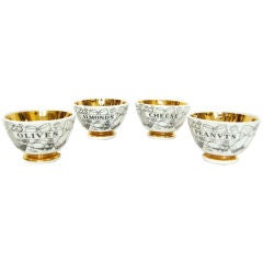 Rare Fornasetti Snack Bowls (GMD#2833)