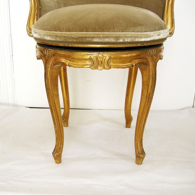 20th Century Louis XV Style Swivel Vanity Chair (GMD#2844)