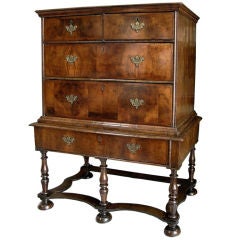 Antique William & Mary Chest on Stand (GMD#2847)