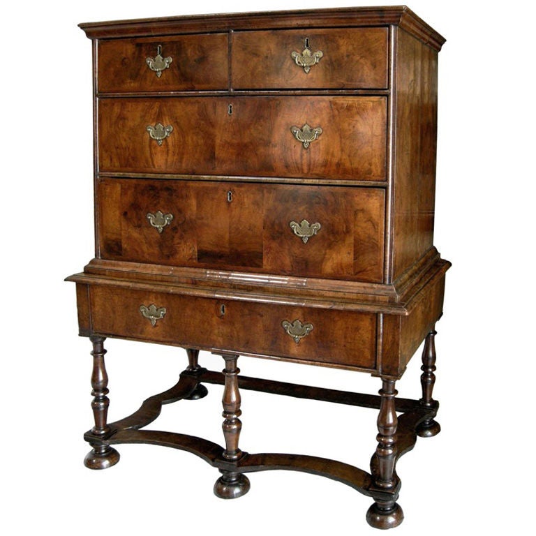 William & Mary Chest on Stand (GMD#2847) For Sale