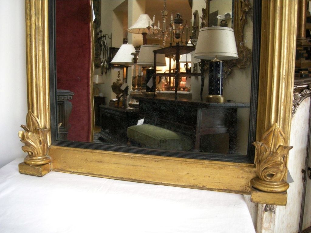 Gilt Neo-Classic Style Mirror (GMD#2885) For Sale