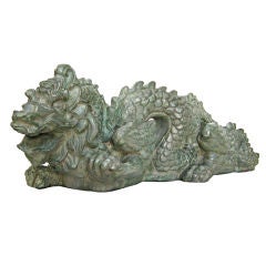 Vintage Dragon Garden Statue (GMD#2886)