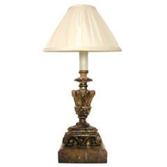 Antique Candlestick Remnant Lamp (GMD#2891)