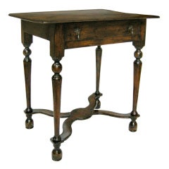 Antique William 
Mary Side Table w/Drawer (GMD#2915)