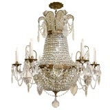 Neo-Classic Style Crystal 
Bronze Chandelier (GMD#2611)