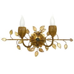 Single Venetian Iron 
Murano Glass Sconce (GMD#2869)
