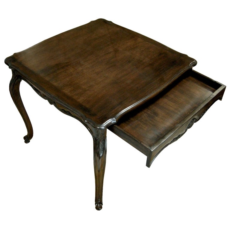 Louis XV Style Game Table w/Drawer (GMD#2930)
