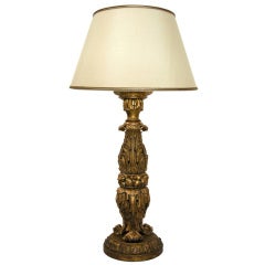 Baroque Style Giltwood Lamp (GMD#2940)