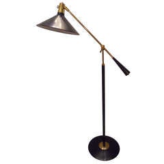 Great Stilnovo Swing Arm Floor Lamp