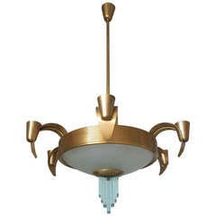 Stunning Jean Perzel Deco Chandelier 2