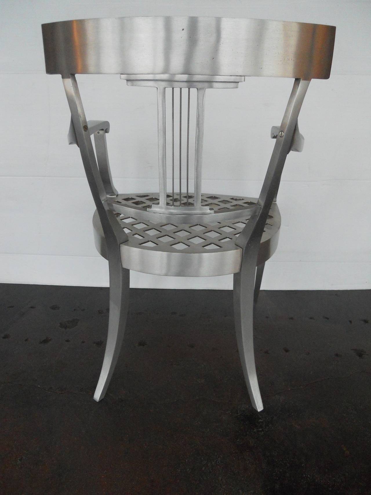 Late 20th Century Splendid Set of Three Klismos Chairs