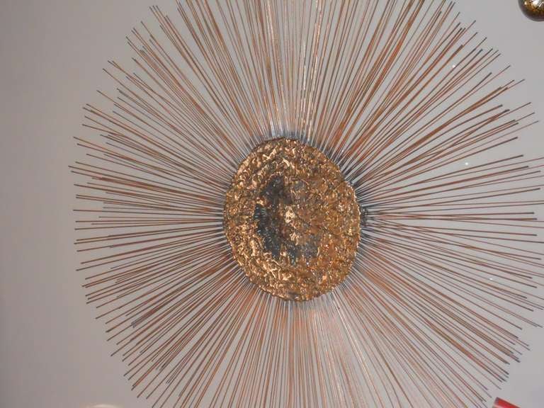 Fantastic Curtis Jere Sunburst Wall Sculpture 1