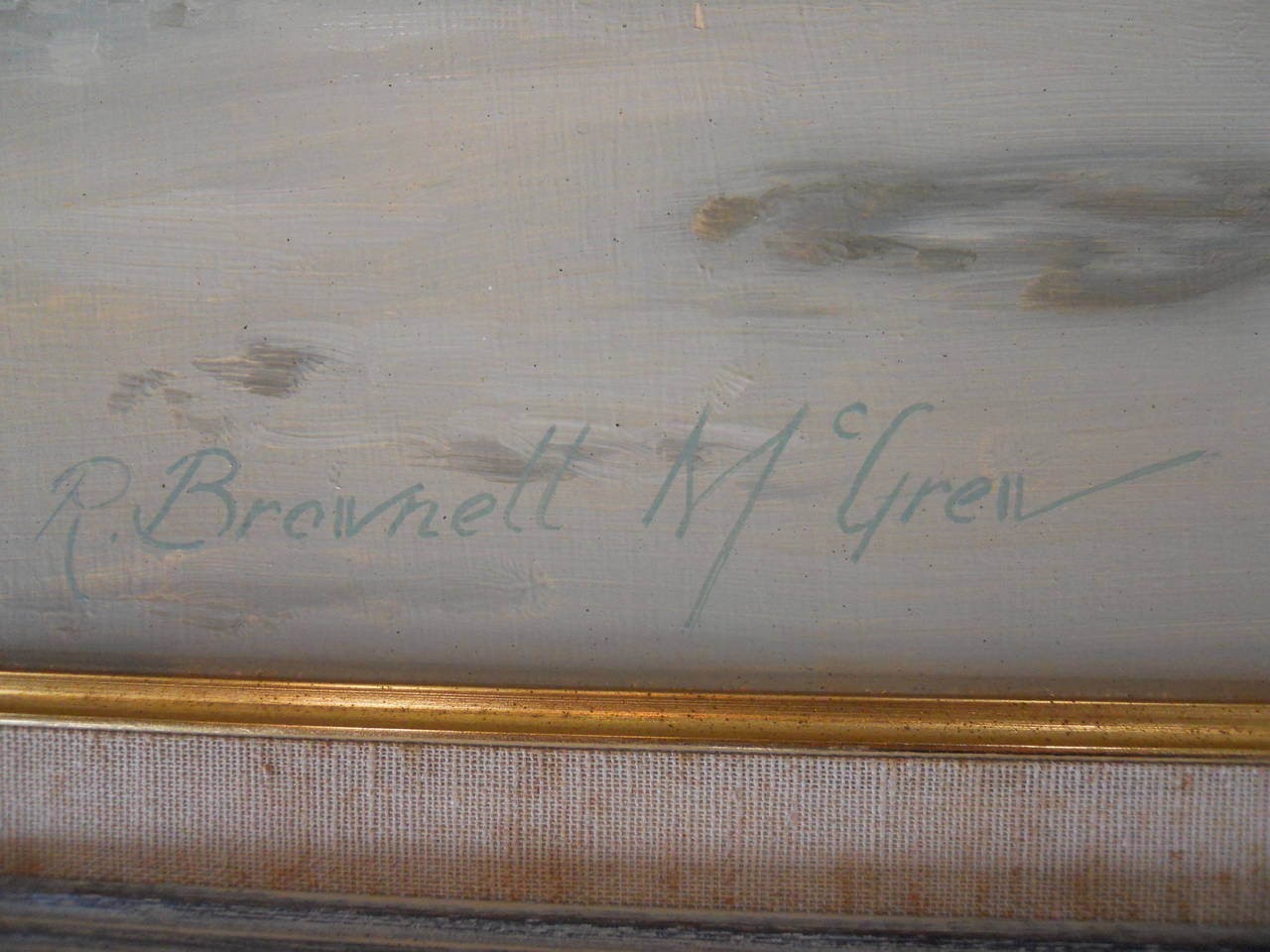 Charming Set of Two Oil Paintings by R. Brownell McGrew 3