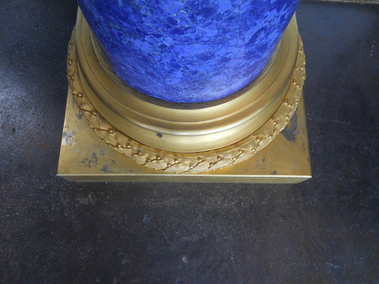 Grand Pair of Lapis Lazuli Columns 5