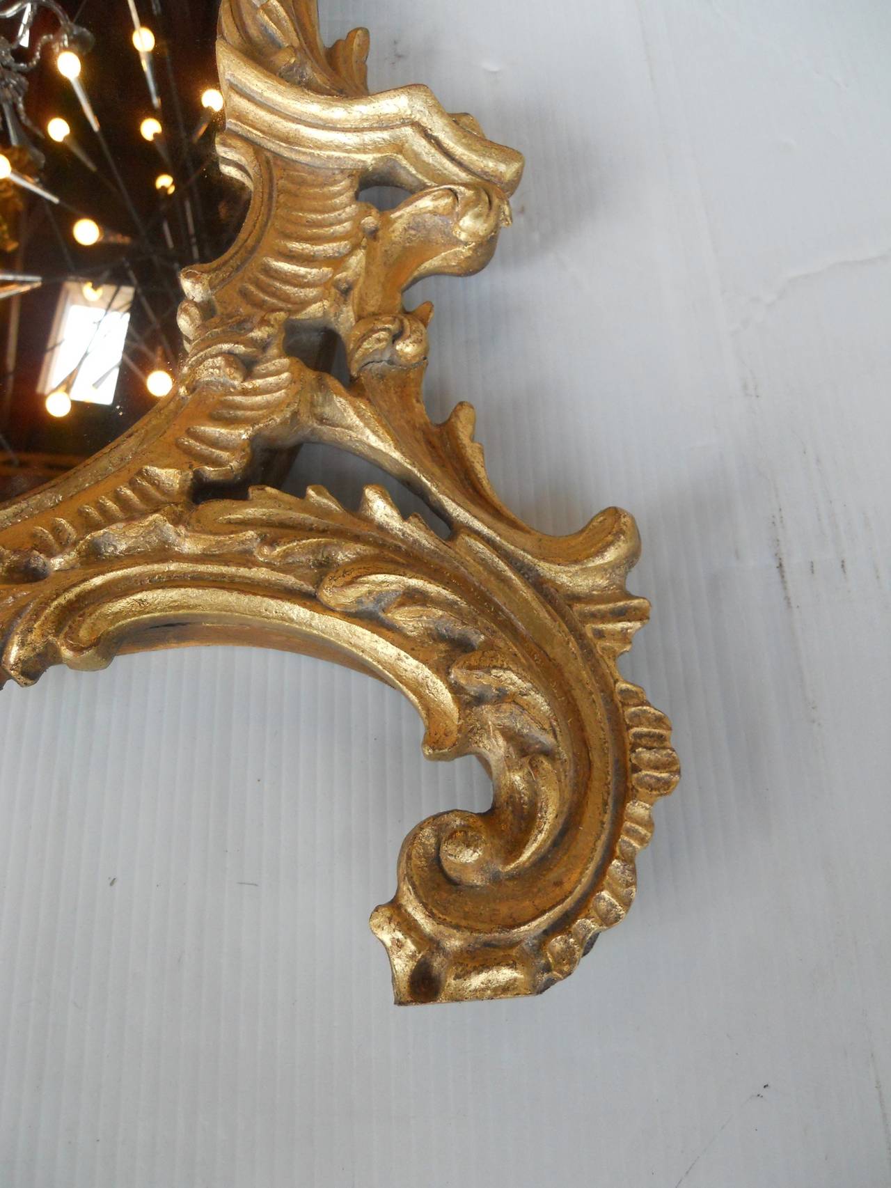 Extraordinary Pair of Chippendale Style Mirrors In Excellent Condition In Los Angeles, CA