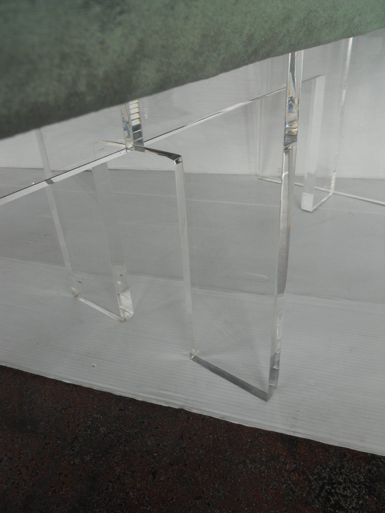 Chic Lucite Bench 2