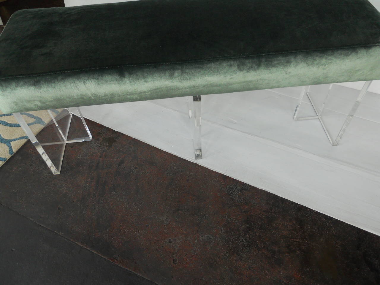 Chic Lucite Bench 3