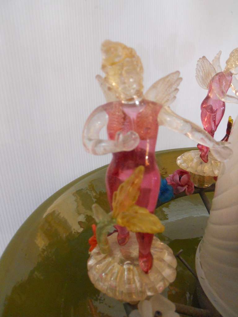 Limited Edition Cenedese Murano Glass Fountain 2