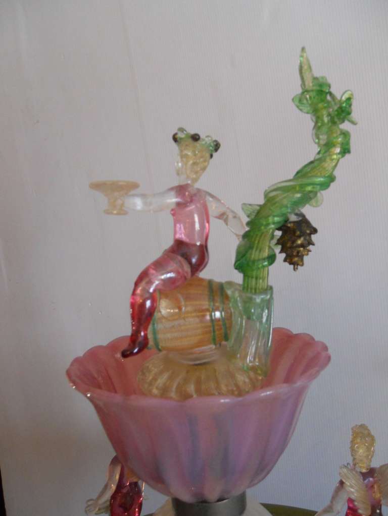 Limited Edition Cenedese Murano Glass Fountain 1