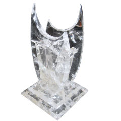 Rock Crystal Flower Vase