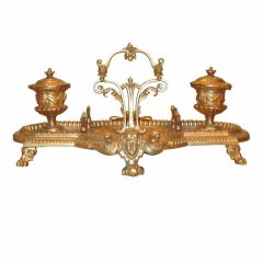 Antique Bronze Ink Well