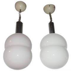 Great Set of Two Tobia Scarpa Ceiling Lights