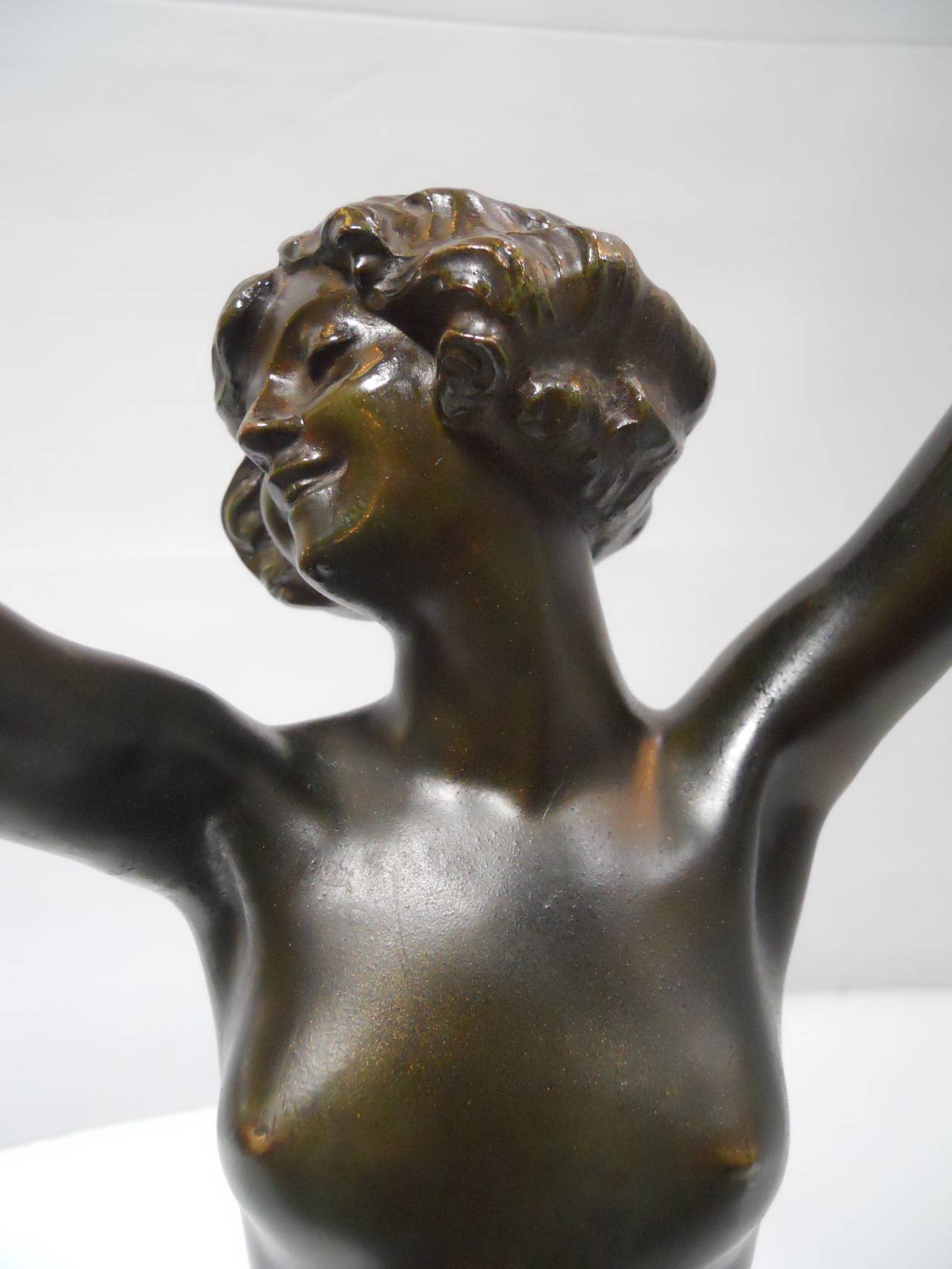 Early 20th Century Fabulous Josef Lorenzl Female Statue