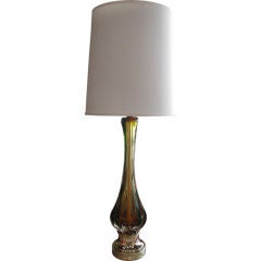 Seguso Murano Glass Lamp