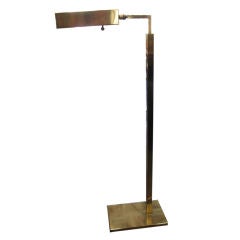 Vintage Brass Koch & Lowy Floor Lamp