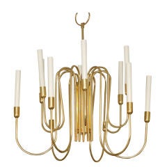 Mid Century Chandelier in the Style of Parzinger