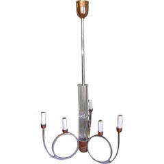 Vintage Italian Art Deco Chandelier