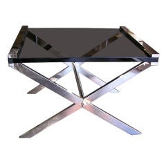 Vintage Charles Hollis Jones X Base Side Table