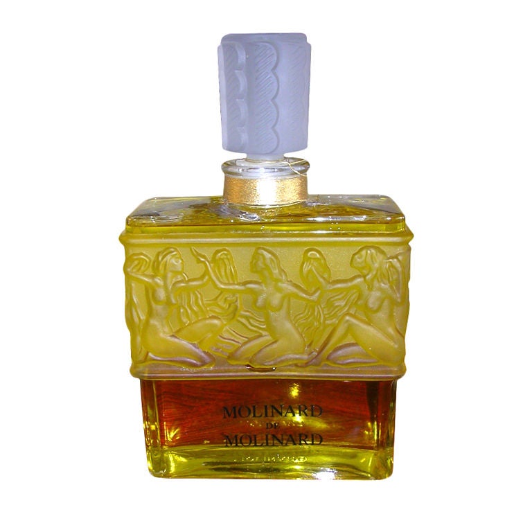 Large Vintage Perfume Bottle by Lalique