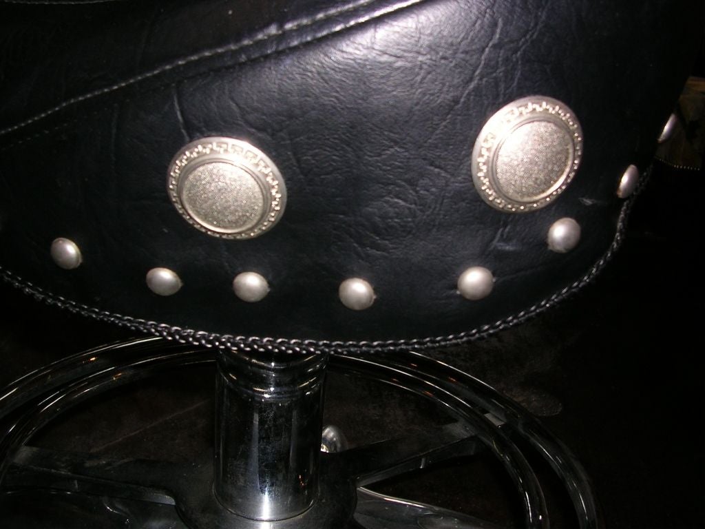 motorcycle seat bar stools
