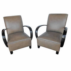 Glamorous Pair of Art Deco Chairs